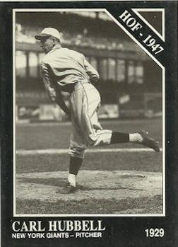 #10 Carl Hubbell - New York Giants - 1991 Conlon Collection TSN Baseball