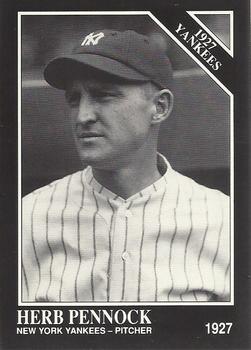 #120 Herb Pennock - New York Yankees - 1991 Conlon Collection TSN Baseball