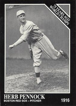 #143 Herb Pennock - Boston Red Sox - 1991 Conlon Collection TSN Baseball