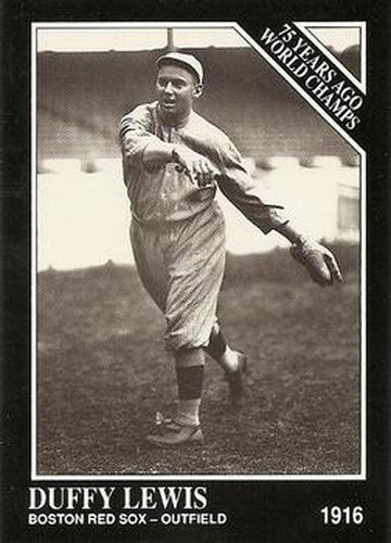 #146 Duffy Lewis - Boston Red Sox - 1991 Conlon Collection TSN Baseball