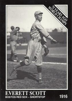 #149 Everett Scott - Boston Red Sox - 1991 Conlon Collection TSN Baseball