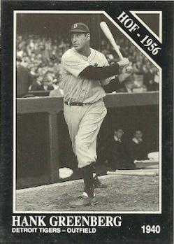 #14 Hank Greenberg - Detroit Tigers - 1991 Conlon Collection TSN Baseball