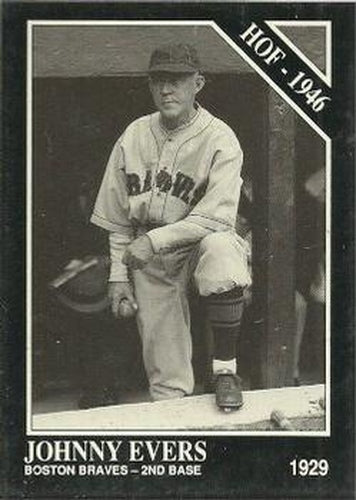 #15 Johnny Evers - Boston Braves - 1991 Conlon Collection TSN Baseball
