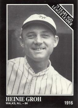 #163 Heinie Groh - Cincinnati Reds - 1991 Conlon Collection TSN Baseball