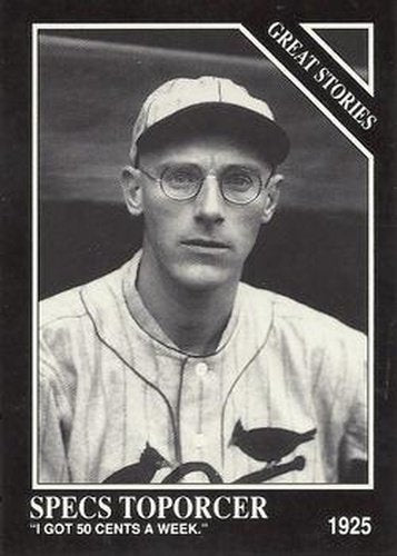 #176 Specs Toporcer - St. Louis Cardinals - 1991 Conlon Collection TSN Baseball