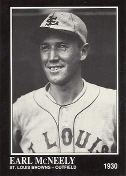 #177 Earl McNeely - St. Louis Browns - 1991 Conlon Collection TSN Baseball