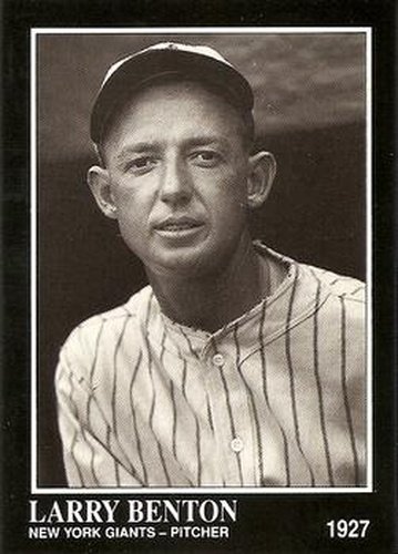 #182 Larry Benton - New York Giants - 1991 Conlon Collection TSN Baseball