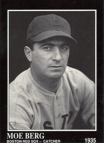#184 Moe Berg - Boston Red Sox - 1991 Conlon Collection TSN Baseball