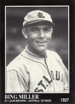 #192 Bing Miller - St. Louis Browns - 1991 Conlon Collection TSN Baseball