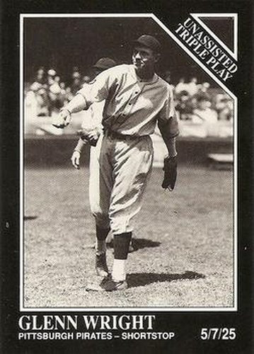 #208 Glenn Wright - Pittsburgh Pirates - 1991 Conlon Collection TSN Baseball