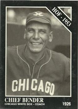 #20 Chief Bender - Chicago White Sox - 1991 Conlon Collection TSN Baseball