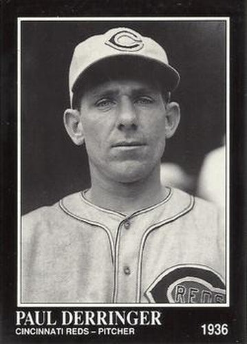 #213 Paul Derringer - Cincinnati Reds - 1991 Conlon Collection TSN Baseball