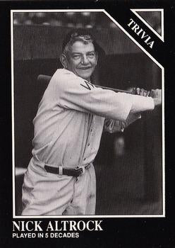 #226 Nick Altrock - Chicago White Sox - 1991 Conlon Collection TSN Baseball