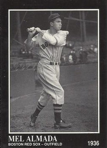 #234 Mel Almada - Boston Red Sox - 1991 Conlon Collection TSN Baseball