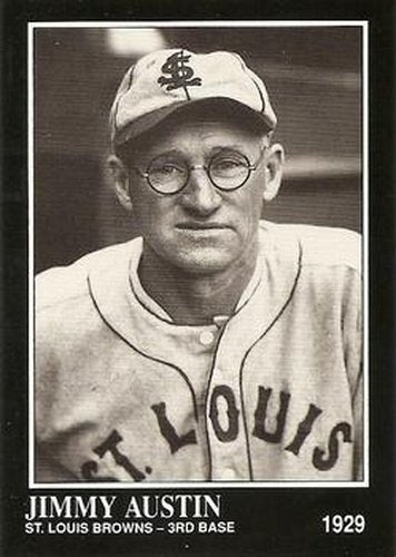 #236 Jimmy Austin - St. Louis Browns - 1991 Conlon Collection TSN Baseball