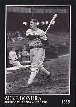 #237 Zeke Bonura - Chicago White Sox - 1991 Conlon Collection TSN Baseball