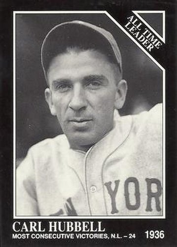 #253 Carl Hubbell - New York Giants - 1991 Conlon Collection TSN Baseball