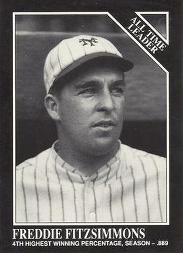 #260 Freddie Fitzsimmons - New York Giants - 1991 Conlon Collection TSN Baseball