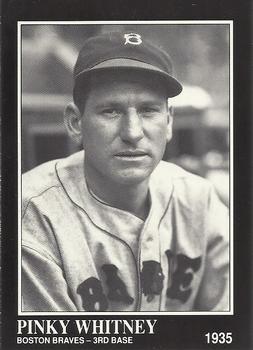 #288 Pinky Whitney - Boston Braves - 1991 Conlon Collection TSN Baseball