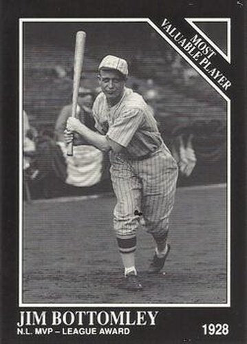 #302 Jim Bottomley - St. Louis Cardinals - 1991 Conlon Collection TSN Baseball