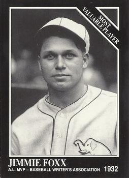 #303 Jimmie Foxx - Philadelphia Athletics - 1991 Conlon Collection TSN Baseball