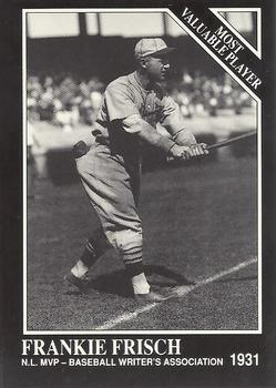 #305 Frankie Frisch - St. Louis Cardinals - 1991 Conlon Collection TSN Baseball