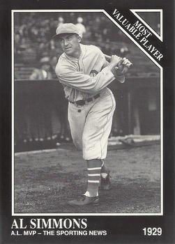#311 Al Simmons - Philadelphia Athletics - 1991 Conlon Collection TSN Baseball