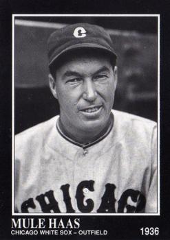 #323 Mule Haas - Chicago White Sox - 1991 Conlon Collection TSN Baseball