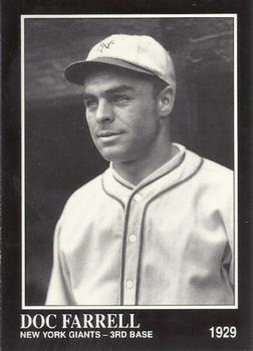 #324 Doc Farrell - New York Giants - 1991 Conlon Collection TSN Baseball
