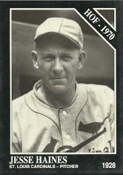 #43 Jesse Haines - St. Louis Cardinals - 1991 Conlon Collection TSN Baseball