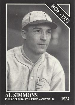 #49 Al Simmons - Philadelphia Athletics - 1991 Conlon Collection TSN Baseball