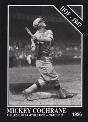 #51 Mickey Cochrane - Philadelphia Athletics - 1991 Conlon Collection TSN Baseball