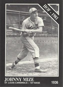 #53 Johnny Mize - St. Louis Cardinals - 1991 Conlon Collection TSN Baseball