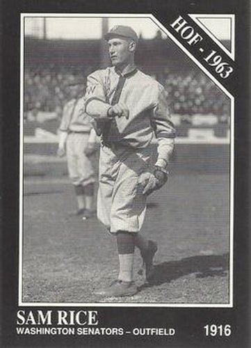 #54 Sam Rice - Washington Senators - 1991 Conlon Collection TSN Baseball