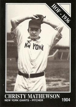 #57 Christy Mathewson - New York Giants - 1991 Conlon Collection TSN Baseball