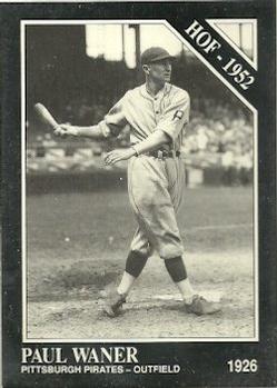 #5 Paul Waner - Pittsburgh Pirates - 1991 Conlon Collection TSN Baseball
