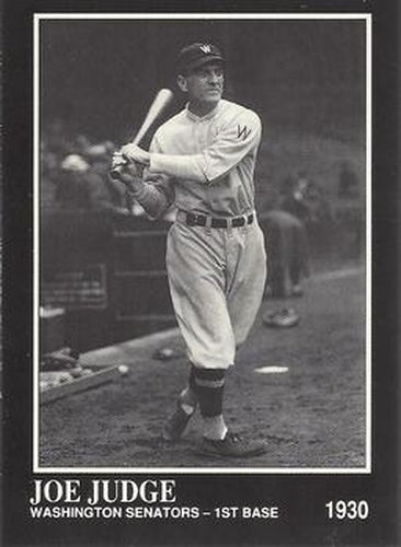 #68 Joe Judge - Washington Senators - 1991 Conlon Collection TSN Baseball