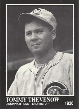 #69 Tommy Thevenow - Cincinnati Reds - 1991 Conlon Collection TSN Baseball