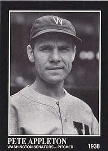 #76 Pete Appleton - Washington Senators - 1991 Conlon Collection TSN Baseball