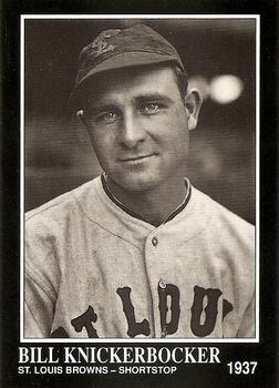 #79 Bill Knickerbocker - St. Louis Browns - 1991 Conlon Collection TSN Baseball