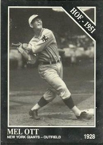 #7 Mel Ott - New York Giants - 1991 Conlon Collection TSN Baseball
