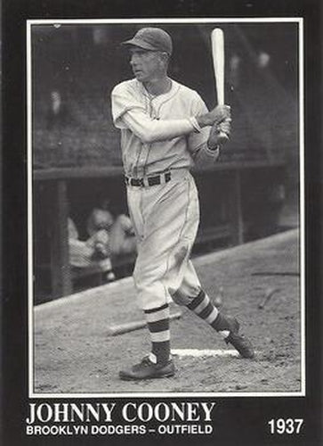 #94 Johnny Cooney - Brooklyn Dodgers - 1991 Conlon Collection TSN Baseball