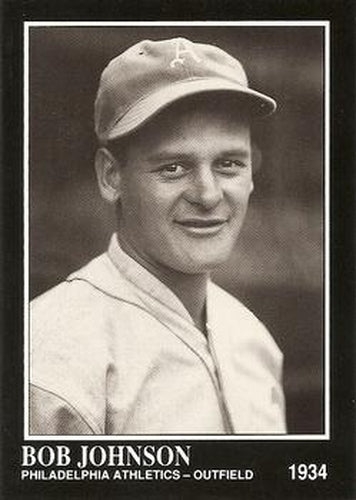 #96 Bob Johnson - Philadelphia Athletics - 1991 Conlon Collection TSN Baseball