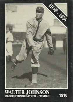 #9 Walter Johnson - Washington Senators - 1991 Conlon Collection TSN Baseball