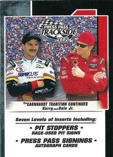 #90 Dale Earnhardt Jr. / Kerry Earnhardt - Dale Earnhardt Inc. - 2002 Press Pass Trackside Racing