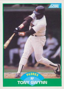#90 Tony Gwynn - San Diego Padres - 1989 Score Baseball