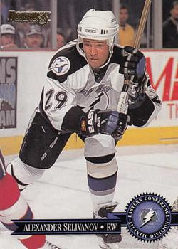 #90 Alexander Selivanov - Tampa Bay Lightning - 1995-96 Donruss Hockey