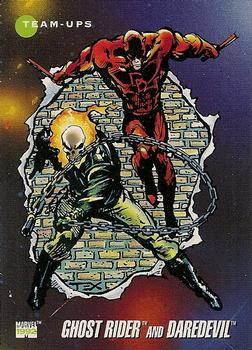#90 Ghost Rider and Daredevil - 1992 Impel Marvel Universe