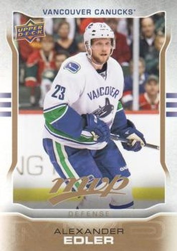 #90 Alexander Edler - Vancouver Canucks - 2014-15 Upper Deck MVP Hockey