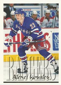 #90 Alexei Kovalev - New York Rangers - 1995-96 Topps Hockey